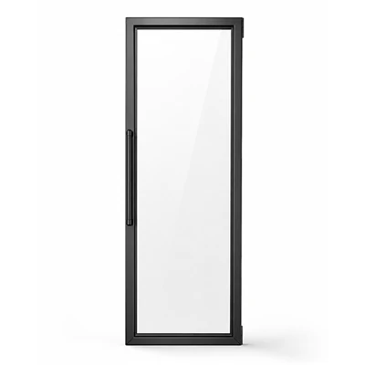 Refrigerador con pantalla frontal de vidrio